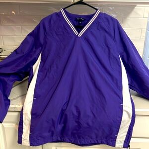 Vintage Purple Sport-Tek Windbreaker Shirt